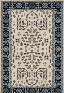 Tapis en laine peluche unie bleu persan classique, très populaire, pour salon, chambre, hôtel, lavable, couleurs personnalisables - Product Image 1