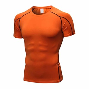 <b>Compression</b> <b>shirts</b> <b>men</b> OEM custom performance polyester fabric lightweight breathable quick dry <b>for</b> sports and fitness use - Product Image 5