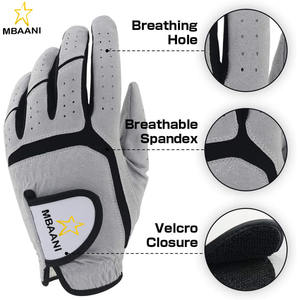 Gant de golf gris pour homme, pour joueur droitier, à porter sur la main gauche - Product Image 3