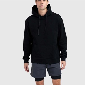 Custom Logo Mens <b>Elastic</b> Waist Shorts Plain Sweat Fleece Shorts Clothing Manufacturer Plus Size High Street Style Shorts - Product Image 2