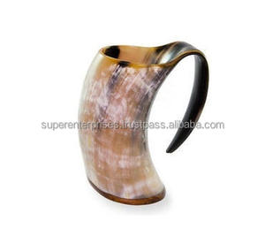 Polished Design <b>Mug</b> African Cow Horn <b>Mug</b> for Beer Drinking Indoor Decor Unique Material Design Drinking <b>Mug</b> - Product Image 5