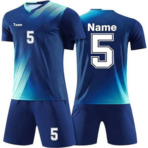 Conjunto de Uniforme de Fútbol Personalizado para Hombre al por Mayor, Incluye Camisetas y Pantalones Cortos de Fútbol, Diseños Personalizados, Alta Calidad 100% - Product Image 5