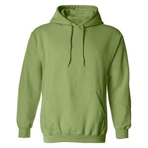 New arrival <b>Men's</b> <b>White</b> Solid Color Pullover Hoodie Casual Long Sleeve <b>Sweatshirt</b> With Kangaroo Pocket Unisex Oversized Blank - Product Image 3