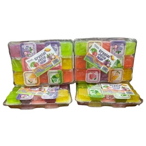 Pudín de gelatina con sabor a frutas Halal, marca privada, al por mayor, con Nata de Coco, en caja, snacks de gelatina de coco - Product Image 5