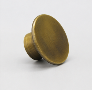 AK Brass Premium Solid Brass Antique Round Cabinet <b>Knob</b> Modern Design Handmade for Kitchen <b>Dresser</b> Bedroom - Product Image 2