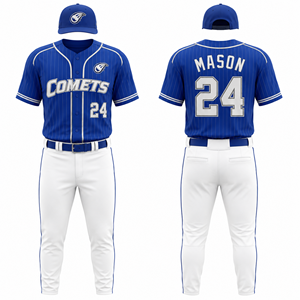 Uniformes de Béisbol de Malla Personalizados al por Mayor para Distribuidores, Colección de Artículos Promocionales, Ropa para Eventos Escolares, Universitarios, Comunitarios y Académicos - Product Image 6