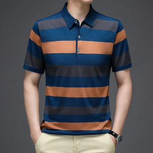 Camiseta Polo de Alta Calidad para Hombre, para Uso Casual, Transpirable, Tallas Grandes, Camisetas Polo para Hombre, Algodón Suave, Ajuste Cómodo - Product Image 4