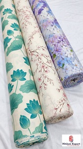 Soft Elegant Digital Printed Polyester Fabric Custom Manufacturing for Fashion Apparel and Garment Production - Product Image 2