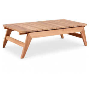 Mesa de Centro Plegable para Exteriores, Moderna, con Estructura de Madera de Teca, para Decoración de Muebles de Restaurante - Product Image 2