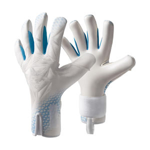Gants de gardien de but d'entraînement à coupe plate pour hommes, durables, paume en latex 5 mm, niveau d'entrée, ajustement confortable, pour l'entraînement au football - Product Image 2