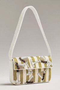 Pochette de soirée portable de luxe style bohème perlée, broderie de graines, design de sac à main personnalisé, robuste et sécurisée - Product Image 6