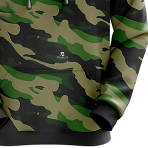 Sweat à capuche pour homme de haute qualité, sublimation, logo personnalisé, motif imprimé, polaire, vêtements de sport et d'entraînement 2026 - Product Image 4