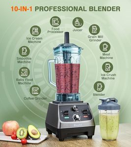 Licuadora de 2200W para Cocina, Licuadora Profesional para Smoothies con Recipiente Tritan de 68oz y Vaso para Llevar de 27oz, Licuadora de Sobremesa - Product Image 4