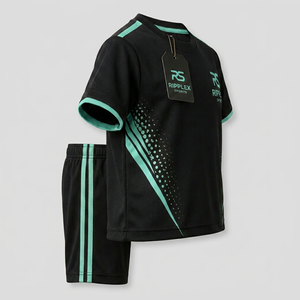 Premium kids short <b>set</b> made for comfort play sports school and everyday active wear with soft breathable fabric - Product Image 3