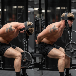 Sangle de Tête Personnalisable avec Système de Boucle à Ajustement Rapide et Sangle de Cou Rembourrée pour la Musculation – Fournitures de Fitness en Gros - Product Image 5