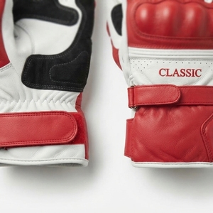 Guantes Clásicos de Cuero para Motociclismo, Guantes de Cuero Genuino para Motociclistas, Guantes de Cuero para Carreras, Unisex - Product Image 3