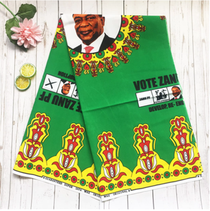 ผ้าฝ้ายพิมพ์ลายแอฟริกันสีสันสดใสสำหรับตัดเย็บเสื้อผ้าตามสั่ง งานโบสถ์ ชุดนักเรียน บริการผลิตแบบ OEM ODM - Product Image 1