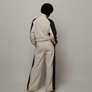 OEM/ODM 100% nylon 2 color Women's Tracksuit Comfortable baggy Fit Custom screen printed logo Breathable ladies 2 Piece <b>set</b> - Product Image 6