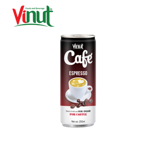 Café Helado con Sabor a Azúcar y Cafeína en Botella PET de 250 ml, Certificado Halal, VINUT, Venta al por Mayor para Importadores - Product Image 4
