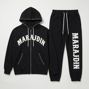 Ensemble de survêtement pour homme en promotion – Tenue décontractée personnalisée, pull et pantalon, style streetwear - Product Image 4