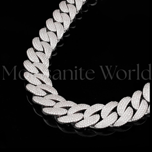 Cadena cubana de plata 925 más vendida para hombre, estilo hip hop, con incrustaciones de circonitas, collar de moda urbana, joyería de lujo, regalo llamativo en oferta. - Product Image 4
