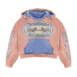 Conjunto Deportivo Unisex Vintage de 2 Piezas con Efecto Desgastado, Sudadera Corta con Estampado de Pantera Lavado al Ácido + Pantalón Ancho Estilo Urbano Estadounidense - Product Image 5