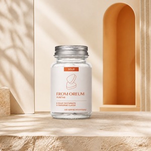 [FROM OREUM] Dentifrice solide Away From Home saveur mandarine de Jeju, 60 comprimés pour les voyages, articles de toilette pour le voyage - Product Image 1