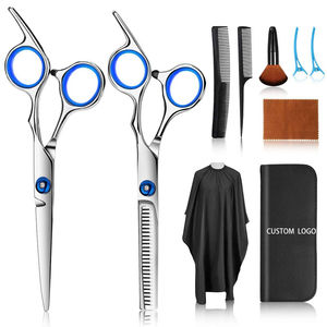 Herramientas de Peluquería Profesionales de Alta Calidad, Juego de Tijeras de Peluquería Negras para Cortar el Cabello, Nuevas Tijeras de Peluquería - Product Image 2