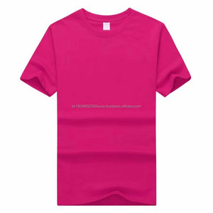 13 couleurs mode hommes et femmes col rond lâche manches courtes peut être personnalisé logo - Product Image 2