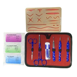 Surgical <b>Sutured</b> <b>Kit</b> Stainless Steel <b>Suture</b> Training Skills Training Surgical Customized <b>Suture</b> Practice Training <b>Kit</b> - Product Image 1