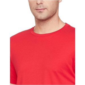 T-shirt blanc à col rond pour homme avec poche grise, vêtement décontracté d'été en polyester/coton, tricoté en tissu éponge, streetwear uni - Product Image 3
