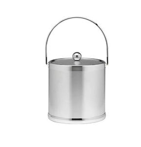 Seau à glace en acier inoxydable martelé 2L, seau à glace pour vin et champagne en acier inoxydable, meilleure vente - Product Image 1