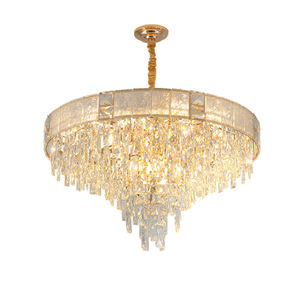 Lustre LED en cristal de luxe, best-seller, pour chambre et salon, avec fonction dimmable, disponible à la vente - Product Image 2