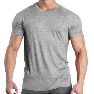 Breathable <b>Stretch</b> Short Sleeve High Quality <b>Mens</b> T-shirts Cotton Spandex Gym T Shirt Custom Compression T shirts 2026 - Product Image 5