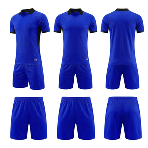 Camiseta de Fútbol Blanca Estampada para Hombre con Detalles en Negro y Azul, Manga Corta, Absorbe la Humedad, Corte Regular, 100% Poliéster, para Todas las Temporadas - Product Image 5