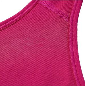 Soutien-gorge de sport écologique pour femme, grande taille, maintien moyen, compression, anti-transpiration, antibactérien, avec logo en dentelle sur le devant, en Spandex/Nylon - Product Image 3