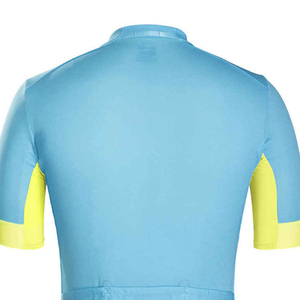 Maillot de cyclisme unisexe de haute qualité, personnalisé, sublimation couleur unie, respirant, antibactérien, séchage rapide, manches longues, pour activités de plein air - Product Image 6
