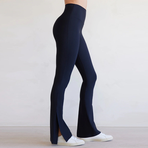 Wholesale Sustainable Quick Dry Mid Waist Running Scrunch Butt Seamless Yoga Pants Solid Color Fitness <b>Tight</b> Slim Women Sports - Product Image 4