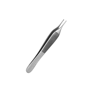 คีมจับเนื้อเยื่อ Adson ทำจากสแตนเลสสตีล สำหรับการจัดการเนื้อเยื่ออ่อนอย่างแม่นยำ การเย็บแผล การใช้งานทางทันตกรรมและทางการแพทย์ - Product Image 1