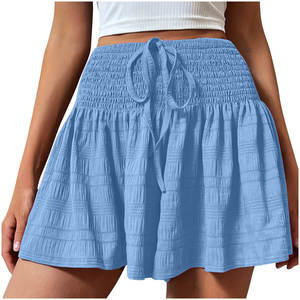 Shorts Deportivos de Verano para Mujer, Cintura Alta, Ajustados, de Secado Rápido, Colores Sólidos, Cómodos, Gran Venta - Product Image 3