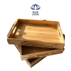 Bandeja de madera sostenible de gran venta, plato novedoso para servir alimentos, bandeja artesanal para charcutería y postres, para importadores - Product Image 1