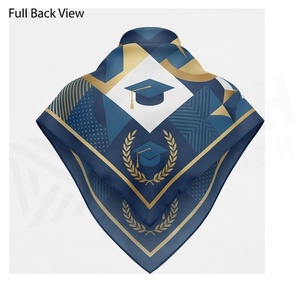 NORTH APPROACH Women's Square <b>Silk</b> Scarf Floral Print Elegant Multi-Functional Fashion Accessory All Seasons - Product Image 2