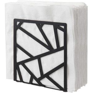 Handcrafted Iron Metal Napkin Holder <b>Rustic</b> Decorative Tissue Organizer Perfect For Restaurants Dining Areas And Kitchen Counter - Product Image 3