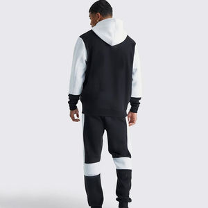 Conjunto Deportivo Personalizado OEM de Dos Piezas, Sudadera con Capucha, Traje Deportivo de Algodón, Chaqueta Cortavientos para Hombre, Personalizable - Product Image 3