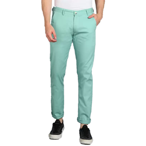 2026 Latest Design Solid Color Chino Pants For Men Custom Design Color Size Stylish Men's Plus Size Solid Chino Pants - Product Image 4