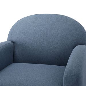 Silla Giratoria Edie Azul para Sala de Estar, Asiento Cómodo para el Hogar - Product Image 4