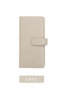 Cartera Compacta Delgada de Piel de Lagarto, Sin Anillas, para Tarjetas, Billetes, Cheques y Pasaportes, Superventas - Product Image 3