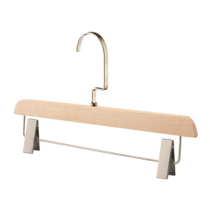 Astrid - Percha de Madera para Pantalones, Faldas, Toallas y Bufandas, con Logotipo Personalizado, Ahorra Espacio, 35.5 cm, para Tiendas - Product Image 3