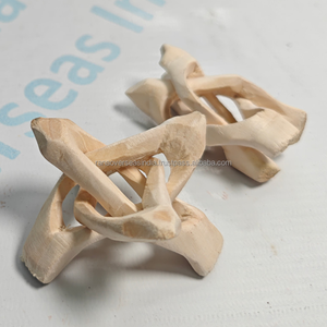 ขาตั้งจานไม้ทรงกลมทำมืออเนกประสงค์ ของตกแต่งบ้านสำหรับคริสตัล ไข่ ทรงกลม และแร่ธาตุ สำหรับเทศกาลอีสเตอร์ - Product Image 2