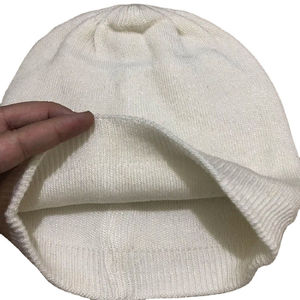 Gorro Unisex con Pedrería, Color Sólido, Tejido, Estilo Casual para Adultos, Circunferencia de Cabeza 56-58CM - Product Image 5